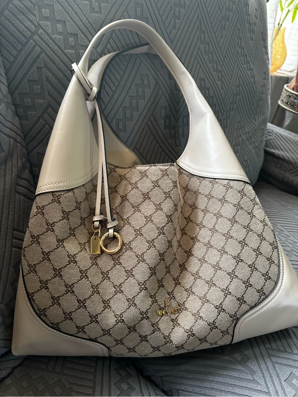 Nine West Beige shoulder large bag